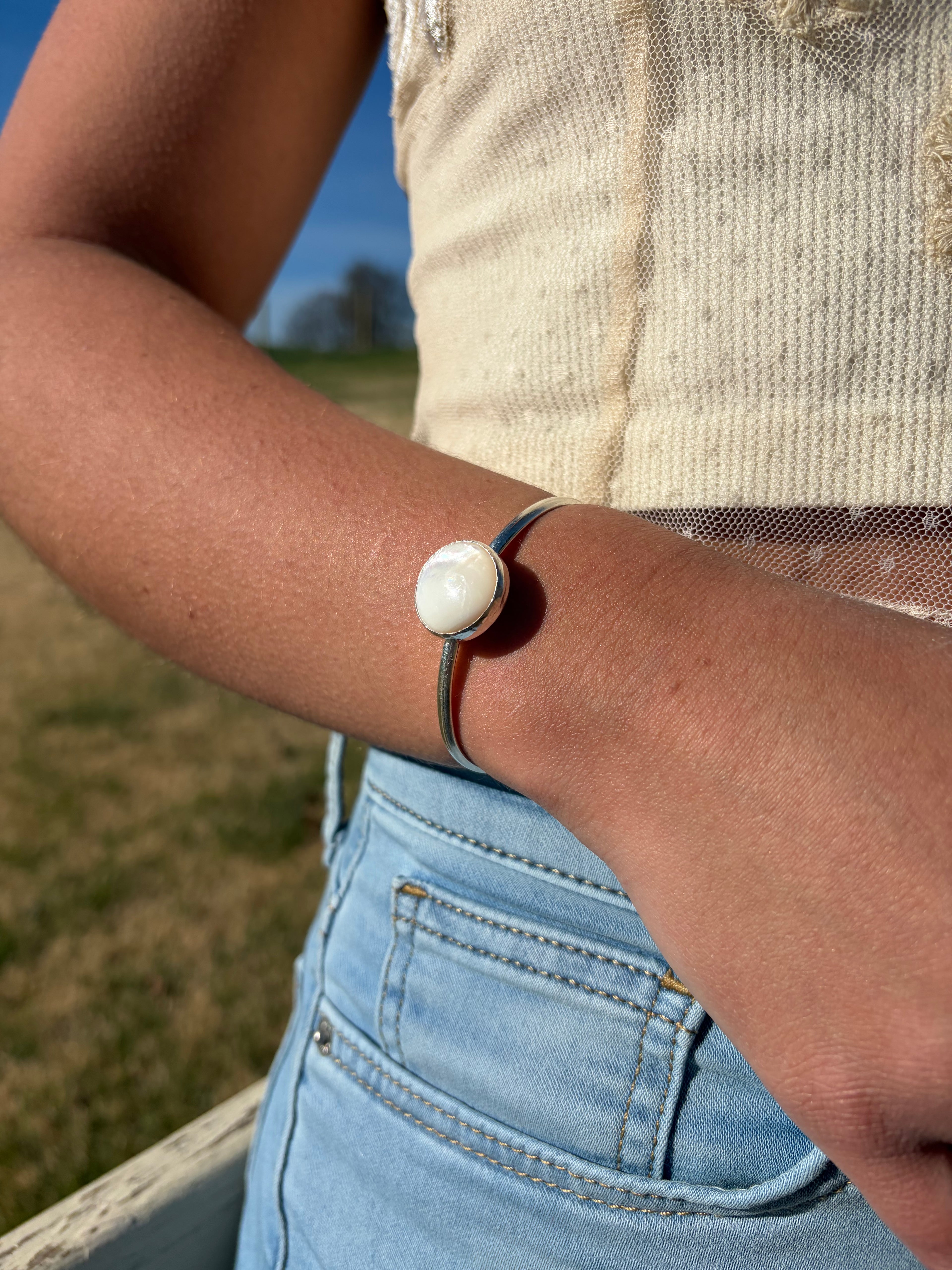 Pearl Drop Cuff
