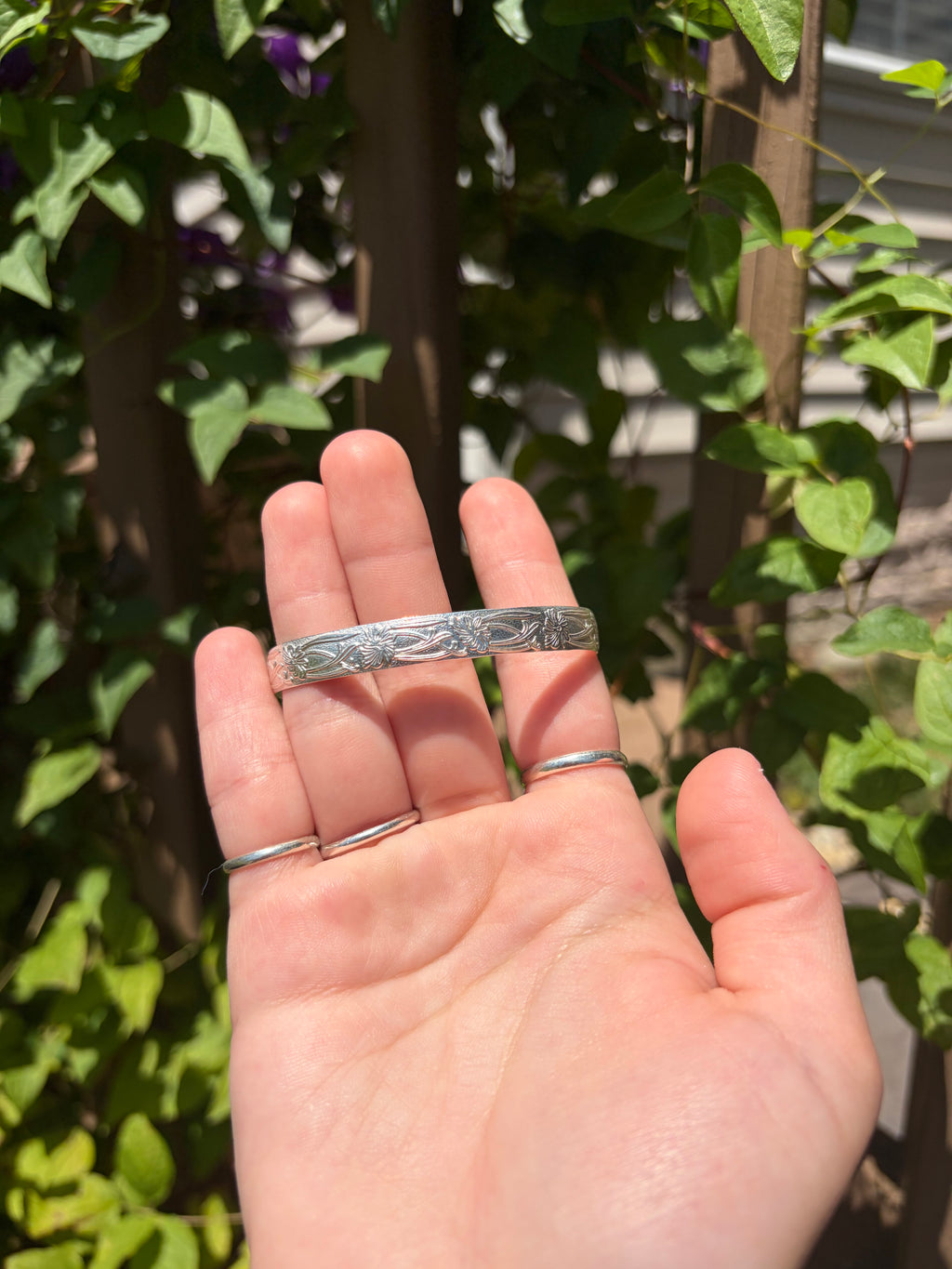 Wispy Wisteria Cuff