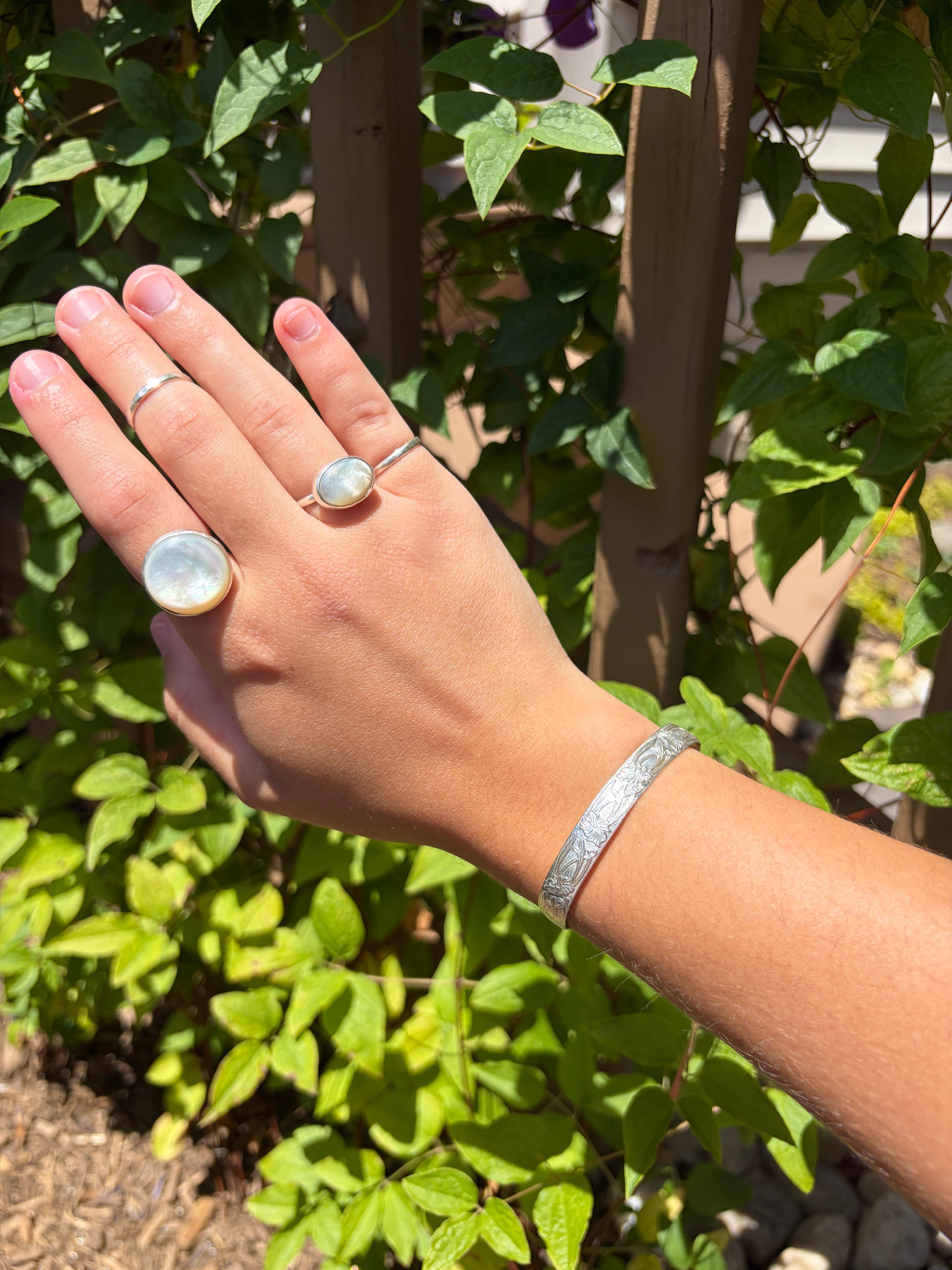 Wispy Wisteria Cuff